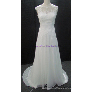 Graceful Lady Cheap A-Line vestido de novia del vestido de novia